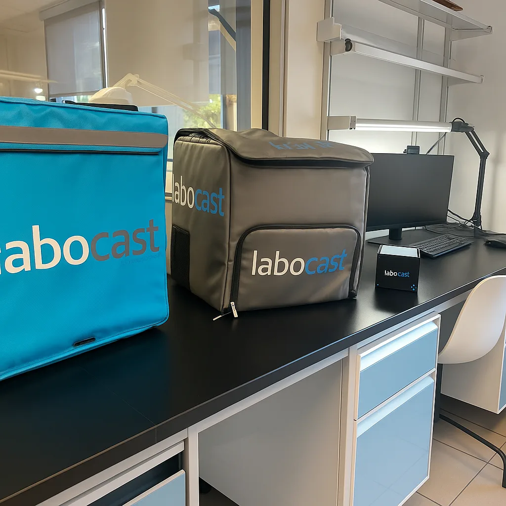 Labocast courier bags and case box